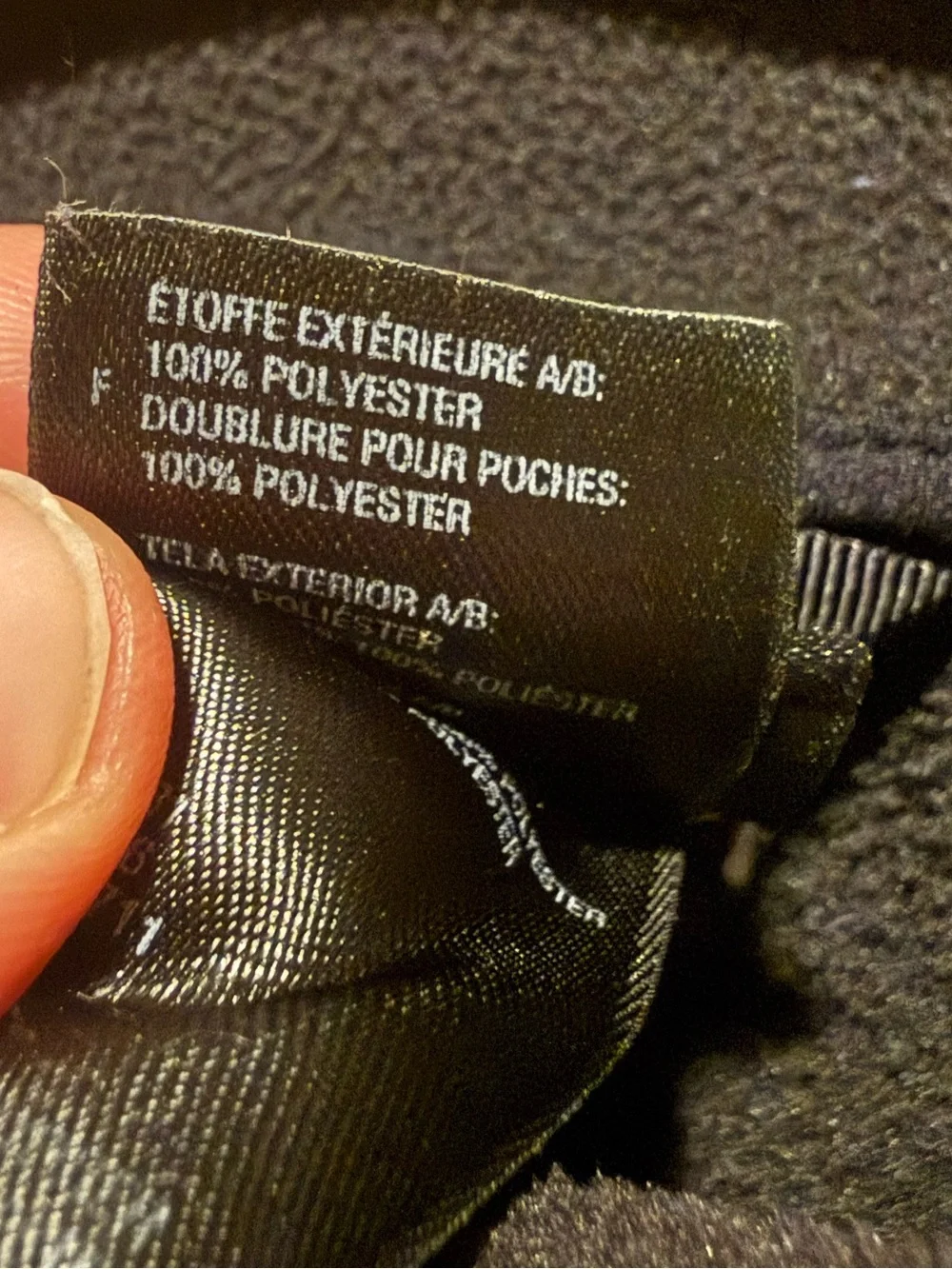 The North Face Black Zip-Up Fleece Jacket